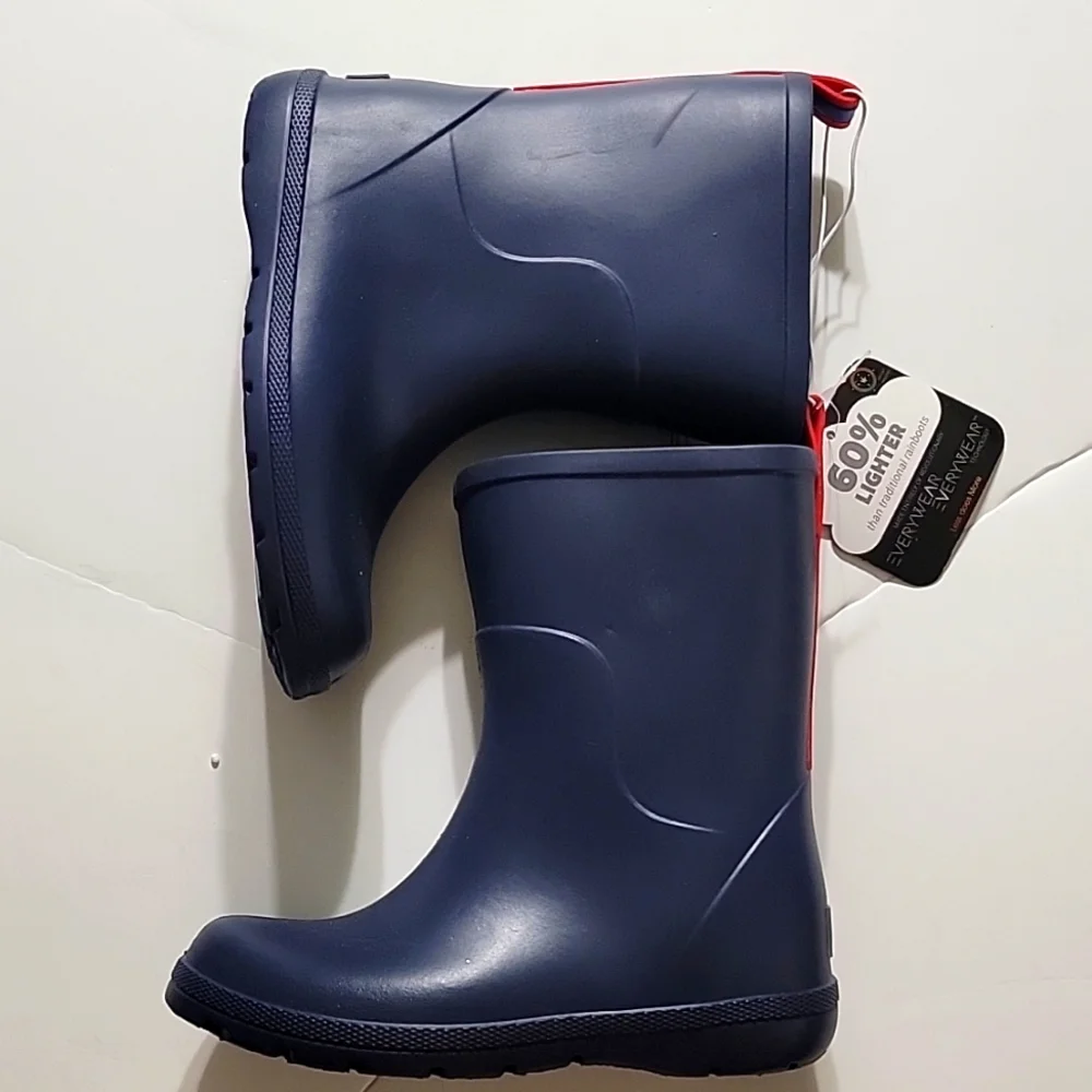 Toddler Totes Charley Rain Boots Navy 5-6